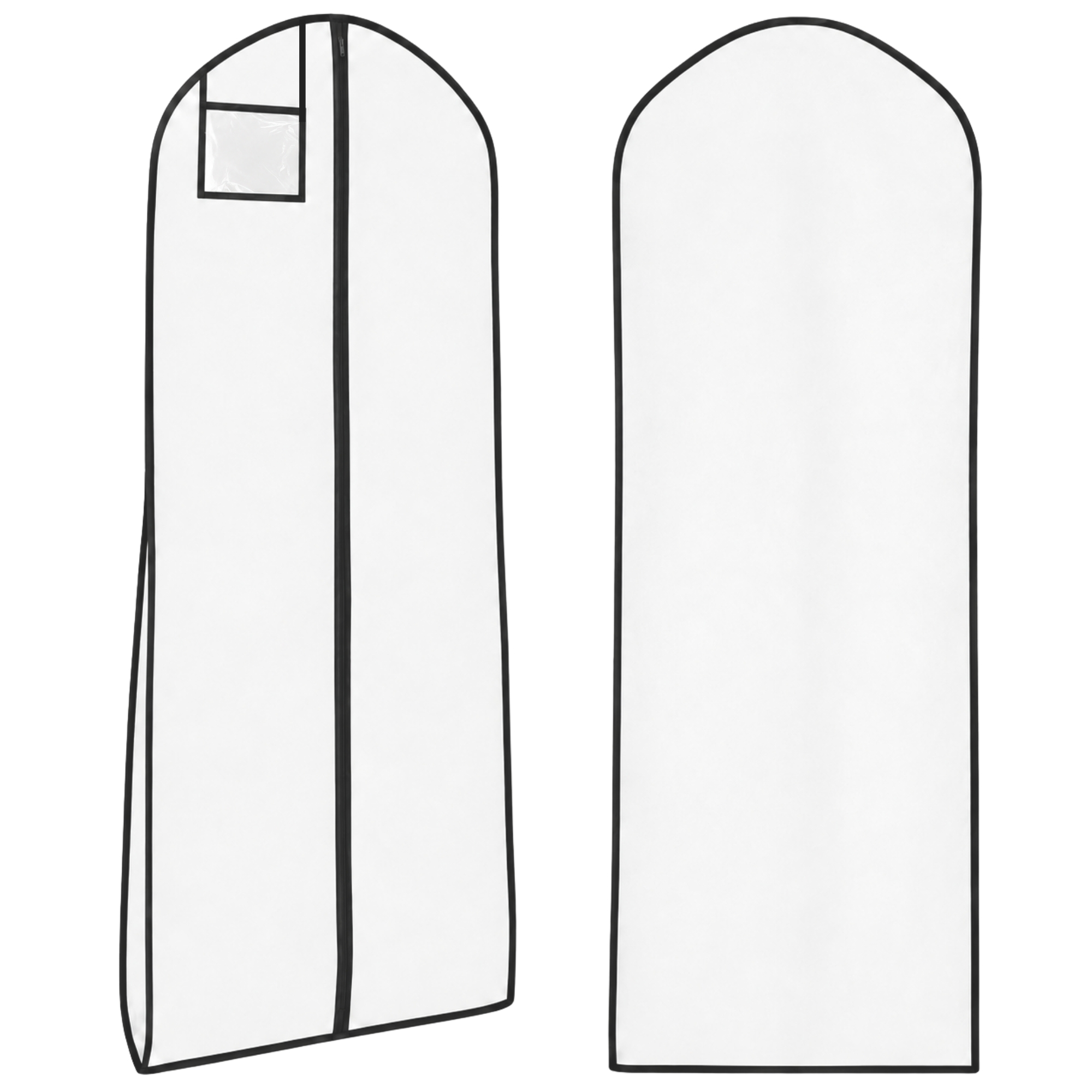 White with Black Trim